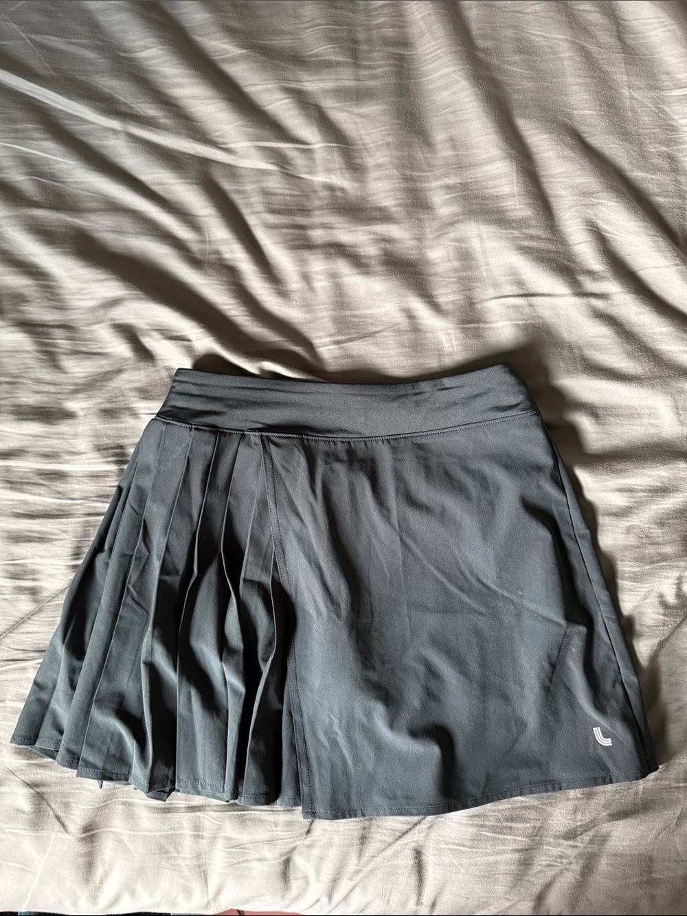 Lole Black Pleated Athletic Skort